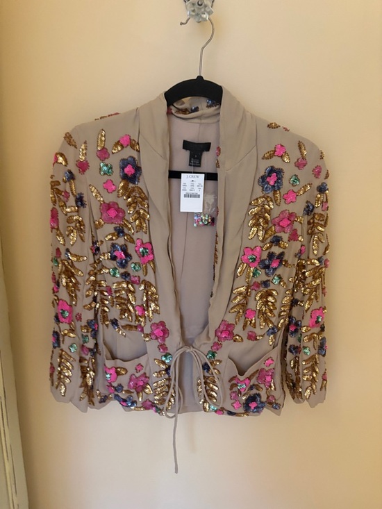 J. Crew Jackets & Blazers - Vintage JCrew Collection silk shawl collar jacket. Size 2